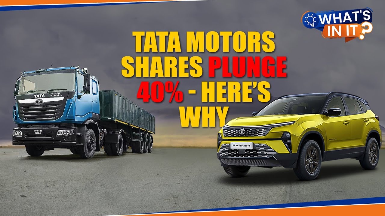 Разделение Tata Motors: почему акции упали на 40% | Что это значит для инвесторов | News9