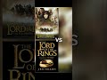 Lord Of The Rings Books Vs Movies? #lordoftherings #movie