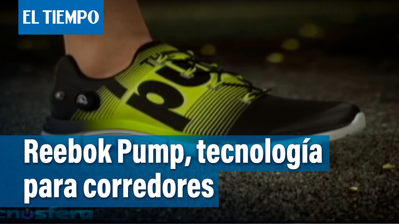Hacer la vida pirámide circulación Reebok Pump, tecnología para corredores y deportistas​ | El Tiempo - YouTube