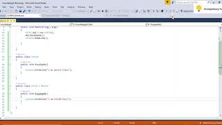 Method Hiding C#  net