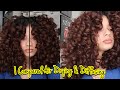 DIFFUSING VS AIR DRYING CURLY HAIR | Which gives BEST Curl Definition &amp; Volume? (2c/3a/3b curls)