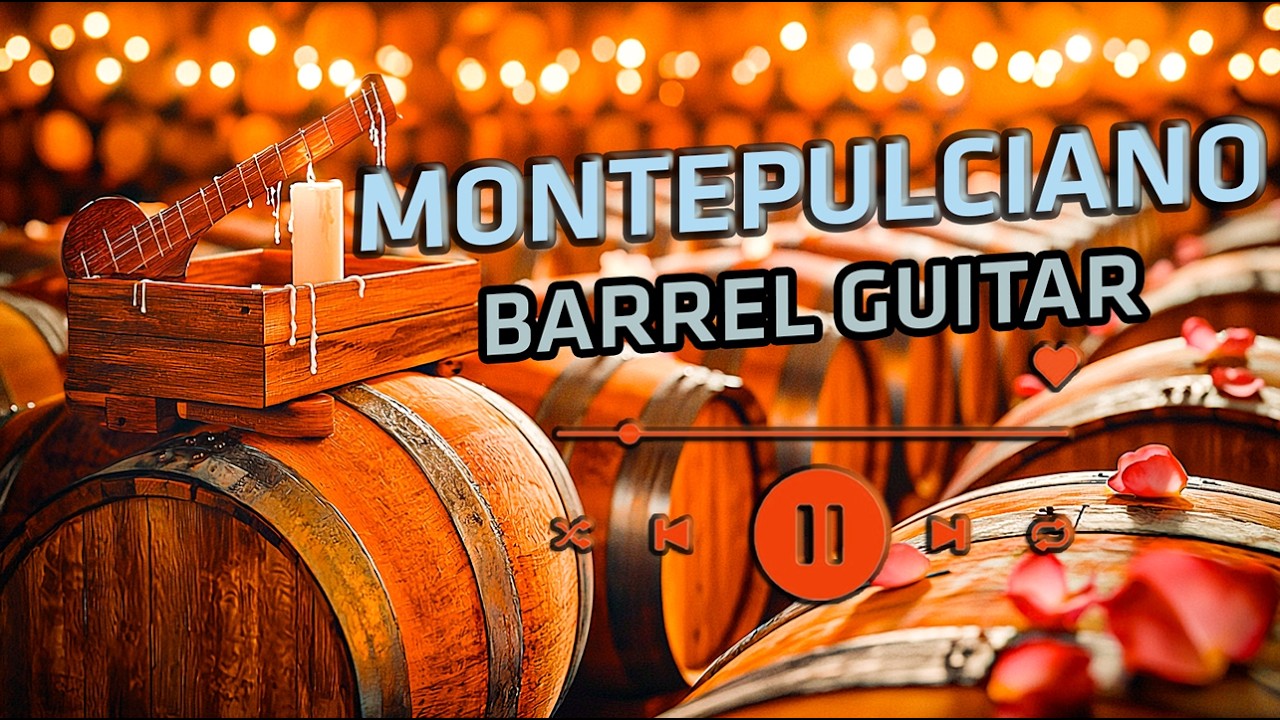 Montepulciano Barrel Guitar | 2 Hours Vino Nobile Candlelight Sanctuary