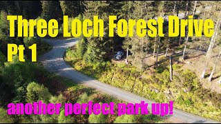 Three Loch Forest Drive - Part 1 #lochlomond #vanlife  #vwcampervan
