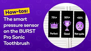Smart Pressure Sensor On The Burst Pro Sonic Toothbrush