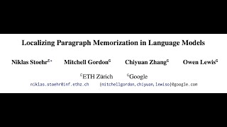 [QA] Localizing Paragraph Memorization in Language Models