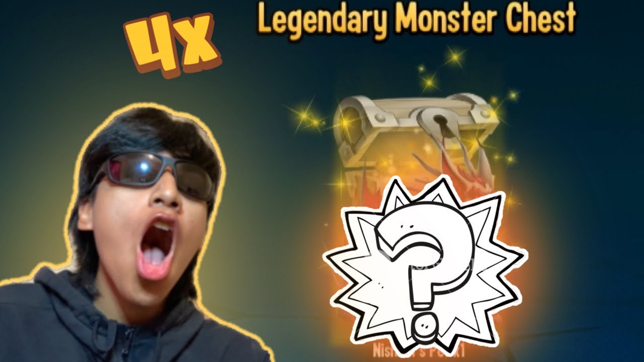 I opened 4 Legendary Chests‼️(Monster Legends) YouTube