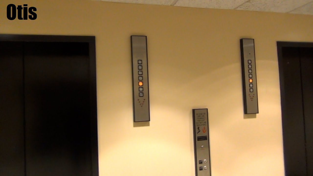 Vintage Otis Traction Elevators Main Park Plaza Tulsa, OK YouTube