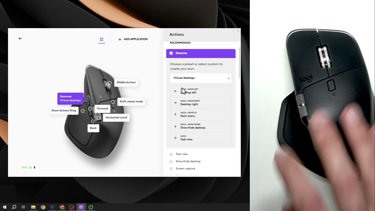 Освоение жестов Logitech MX Master 4 для повышения производительности