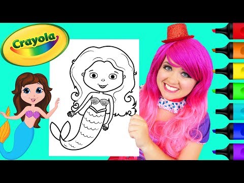 coloring-mermaid-girl-crayola-coloring-page-prismacolor-markers-|-kimmi-the-clown