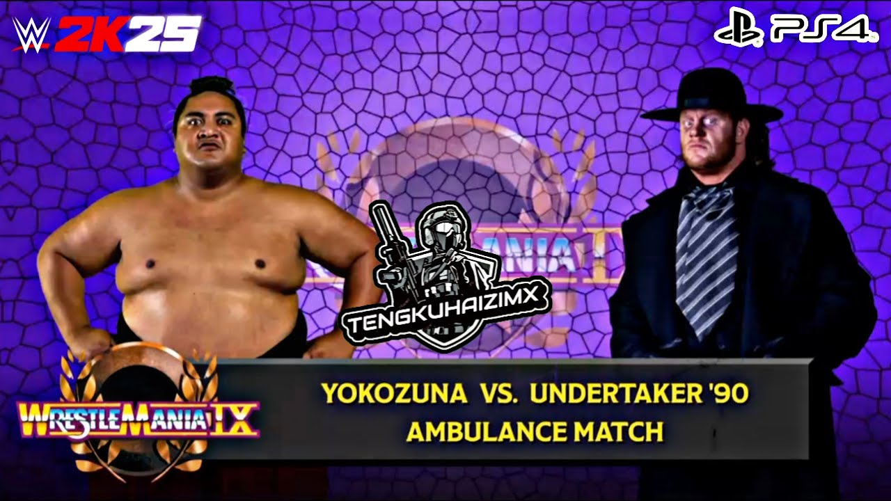 Yokozuna Vs Undertaker '90 (Ambulance Match) || WWE 2K25 (PS4 Gameplay)