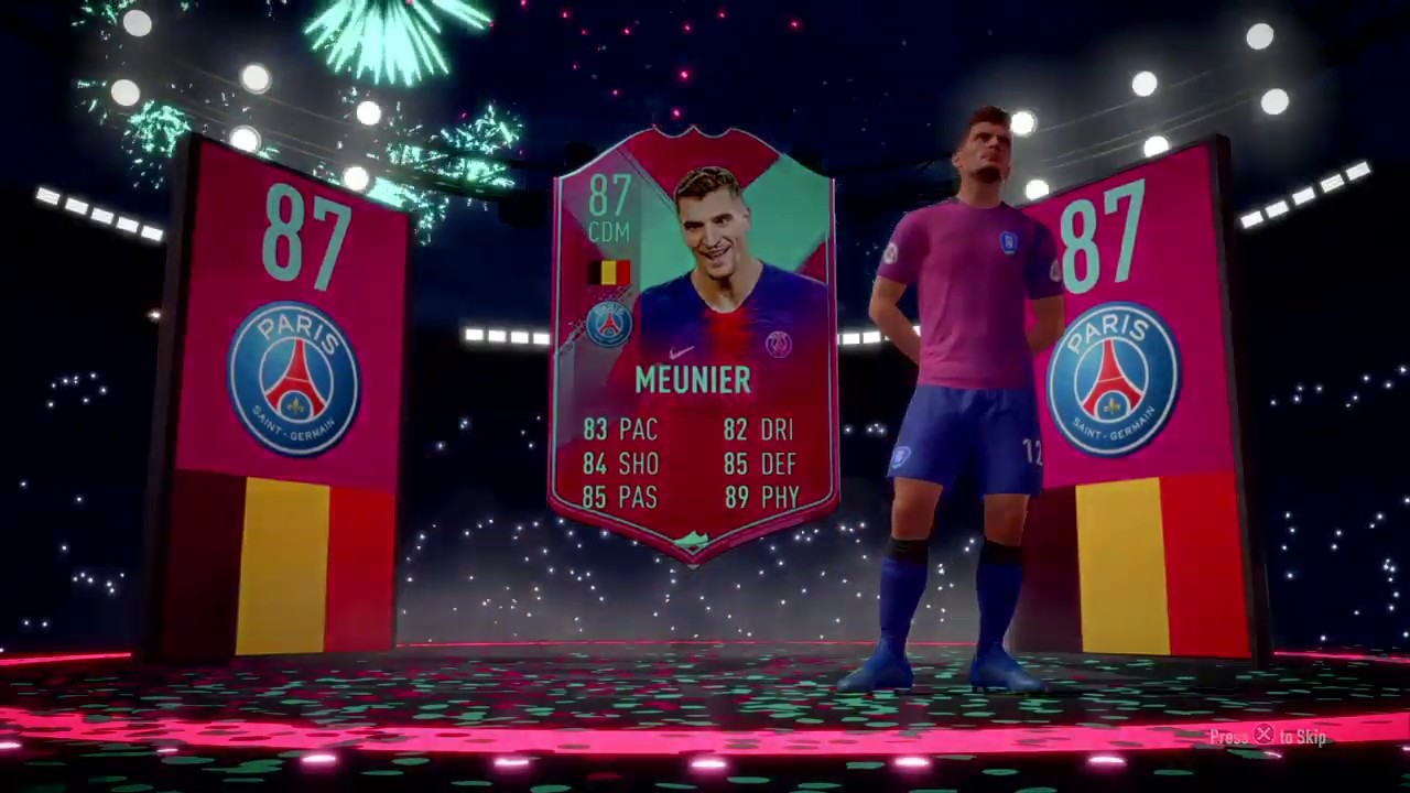 FUT BIRTHDAY THOMAS MEUNIER PULL FROM FUT 18 SBC
