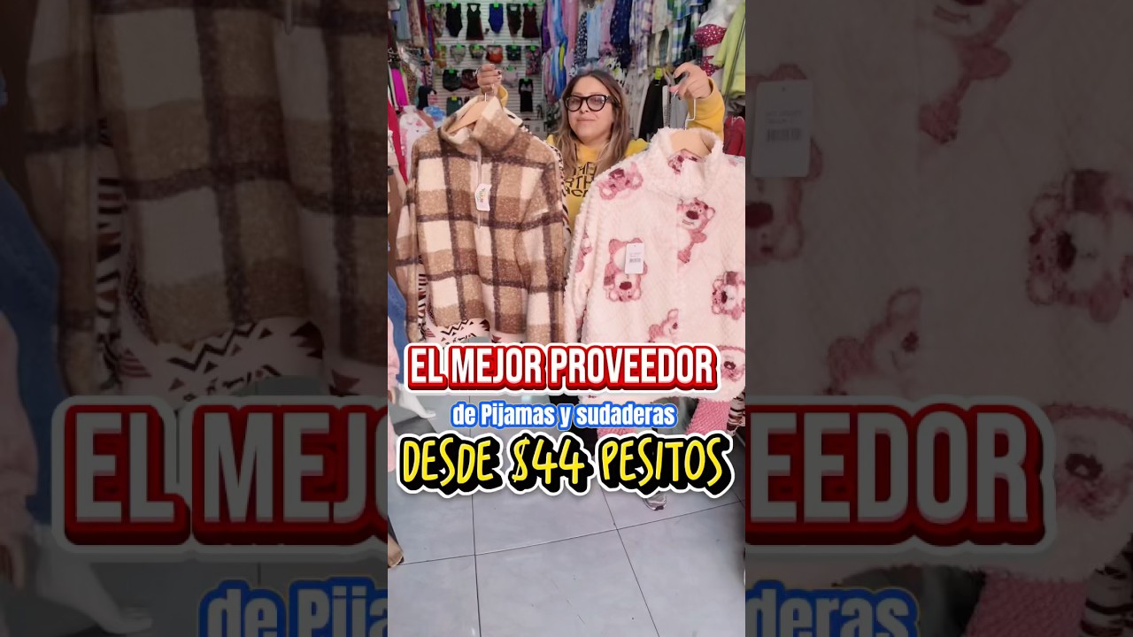 Pijamas y sudaderas desde $44 pesos 😱🇲🇽💰✨ #rintin #shorts #videoviral #dondeir