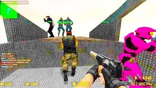 Counter Strike Source - Zombie Escape Nemesis mod online gameplay on Black Mesa Escape Map