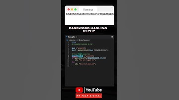 Password Hashing in PHP 2023 | We Talk Digital #shorts