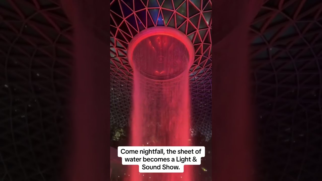 HSBC Rain Vortex at Jewel, Singapore Changi Airport, Terminal 1 