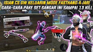 ISIAN CS 4 VS 4 GW KELUARIN MODE FASTHAND 4 JARI !! GARA-GARA PAKE SET SANGAR INI SAMPAI 13 KILL !!