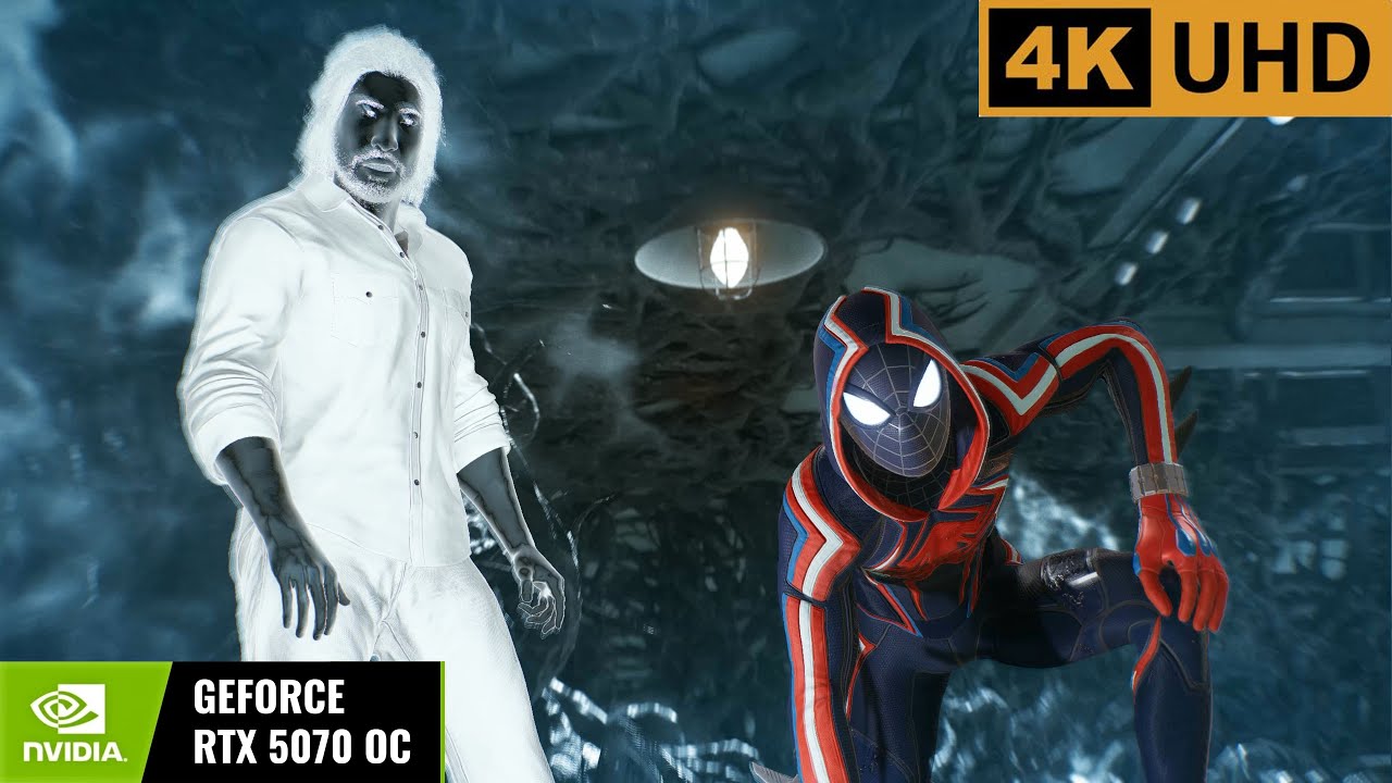 Miles & Martin Li Create Anti Venom Symbiote Scene (2023) Spider-Man 2  4K 60FPS