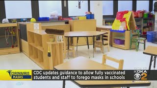 CDC Updates Guidance For Masks In Schools