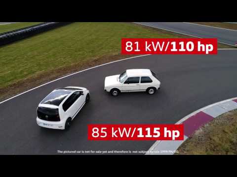 VW up! GTI meets the original Golf GTI