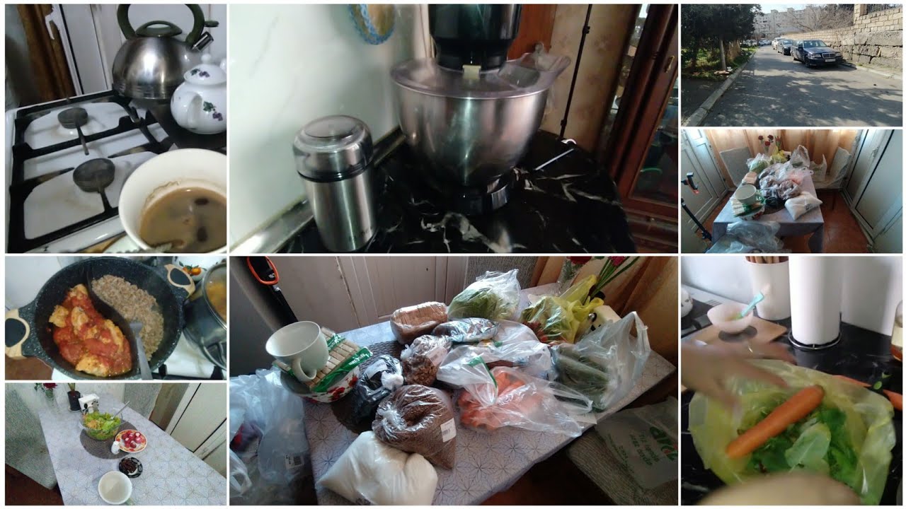 İLK İMSAK | QREÇKA ADI İLƏ ÇIXDIM ,NƏLƏR ALDIM  🙄 | MİKSERLƏ ÇÖRƏK NECƏ EDİRƏM ❓