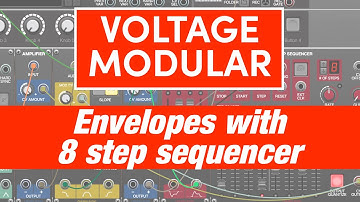 Envelopes with 8 step sequencer - Voltage Modular