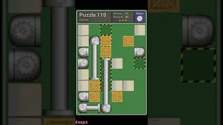 Pushing Machine (Genius) Level Puzzle 119 - Perfect Solution
