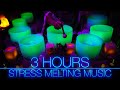 3 Hours More Crystal Singing Bowls Healing Sound Bath (No Talking) Sleep Music | Meditation | Study