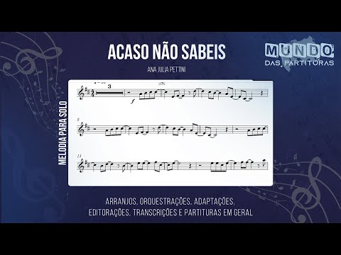Acaso Não Sabeis