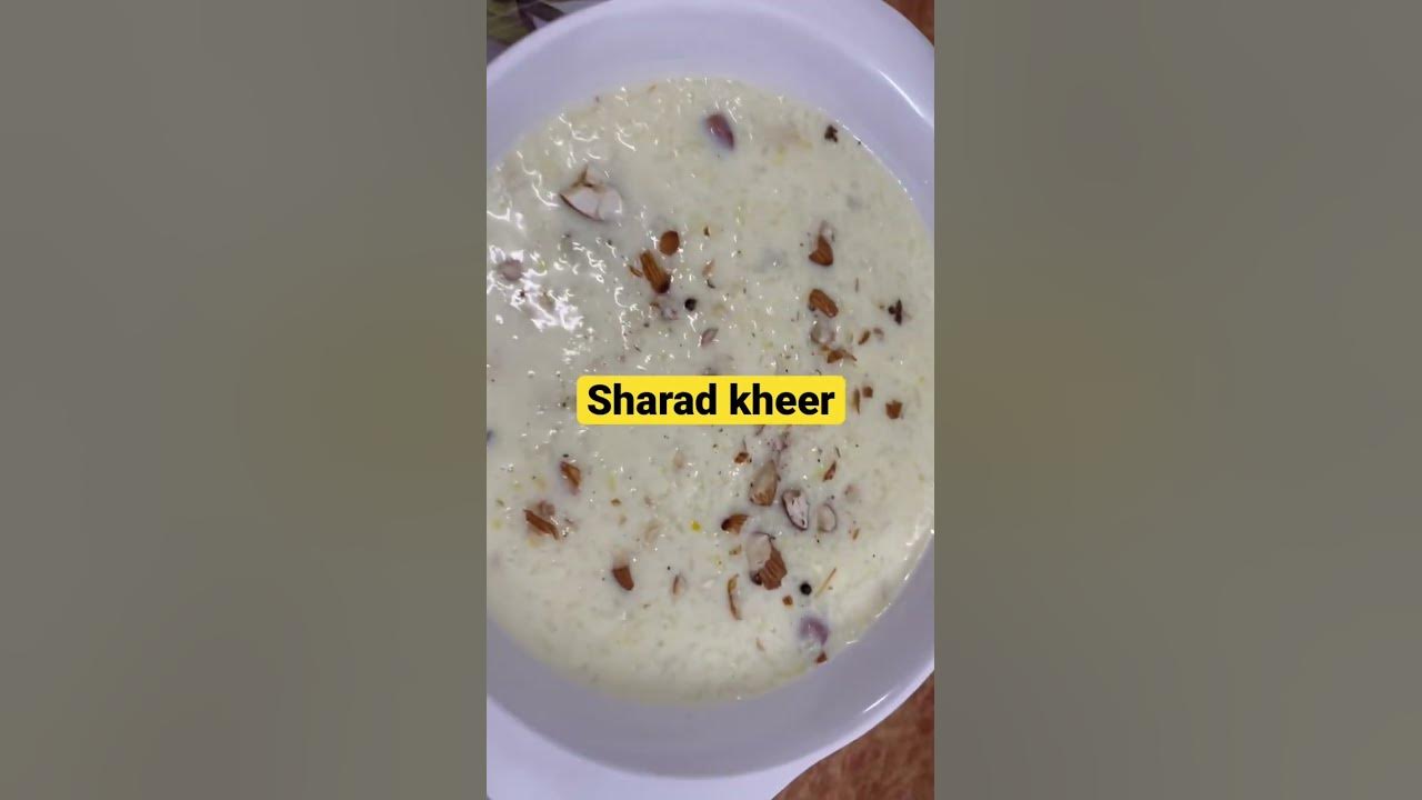 Sharad purnima kheer Recipe YouTube