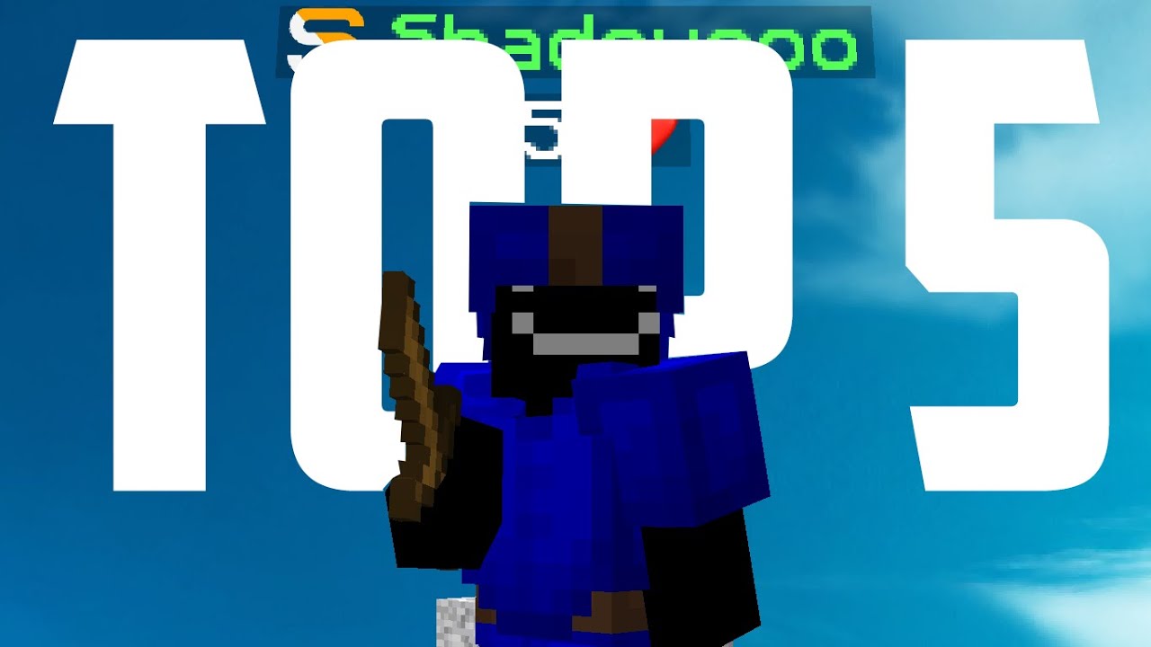 Top 5 Best cracked Minecraft servers include MLGrush, Bedwars, Duel, 1.