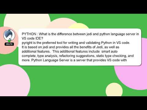 PYTHON : What is the difference between jedi and python language server in VS code IDE?