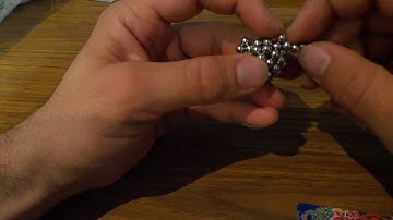 Step 1 for Cuboctahedron Variation Subunit For Square Lattice (zen magnets)