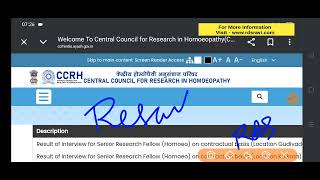 CCRH Result 2025-26 Out!/How To Check CCRH Result 2025-26/CCRH Result Download/CCRH Result Update