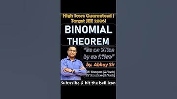 Target JEE MAINS AND ADVANCED 2026 || BINOMIAL THEOREM  QUESTION SOLVED