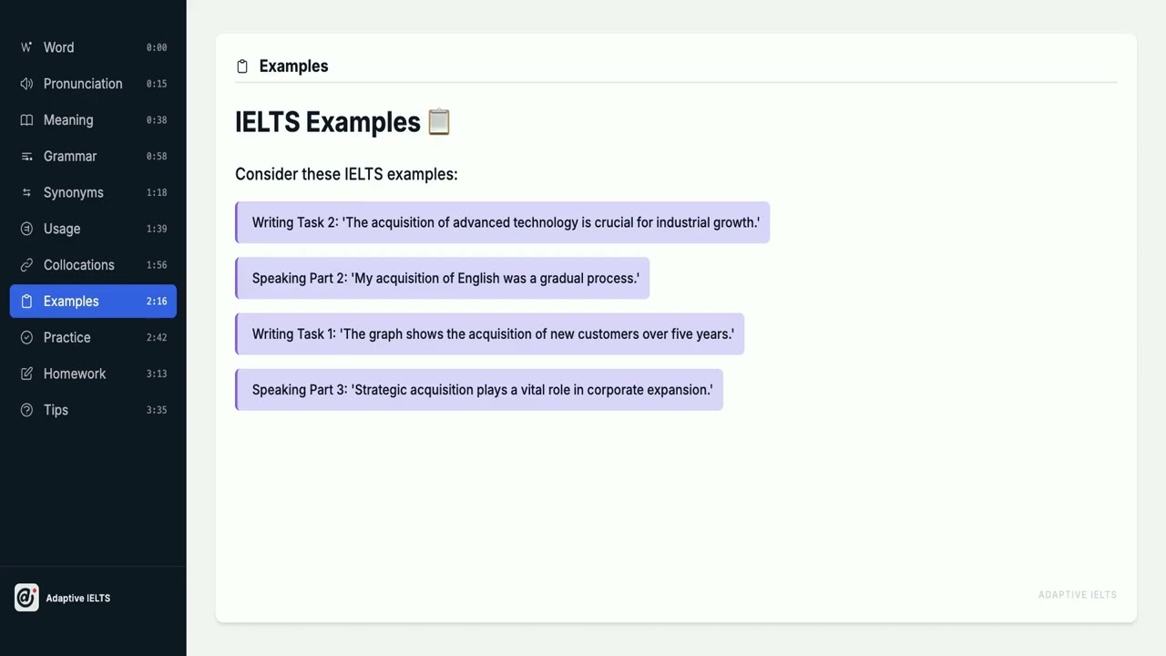 IELTS Vocabulary: Acquisition - Simple Explanation with Real Examples & Pro Tips