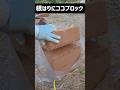 ココナッツの実から作った土壌改良材 #みかん専門#ココナッツピート#ココブロック
