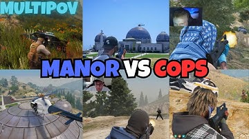 Manor Get in a PD Shootout After a Cop Chase Goes Sideways | 5+11 POVs | NOPIXEL 4.0 GTA RP