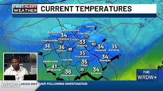 LIVE: 1/4 inch of ice possible this afternoon in the CSRA