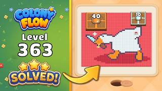 Colony Flow! - Level 363 Walkthrough 🧩 | Solution & Gameplay (ABI GAMES) 🐜