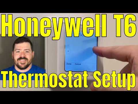 Honeywell T6 Thermostat setup and overview video. Quick overview.