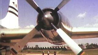 BOAC in the 1950s FULL COLOUR airline promo movie