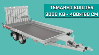 Machinetransporter - 2 Er - 3000Kg - 400X180 - Temared