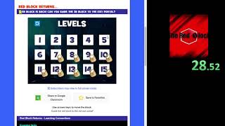 (WORLD RECORD) red block returns speed run screenshot 5