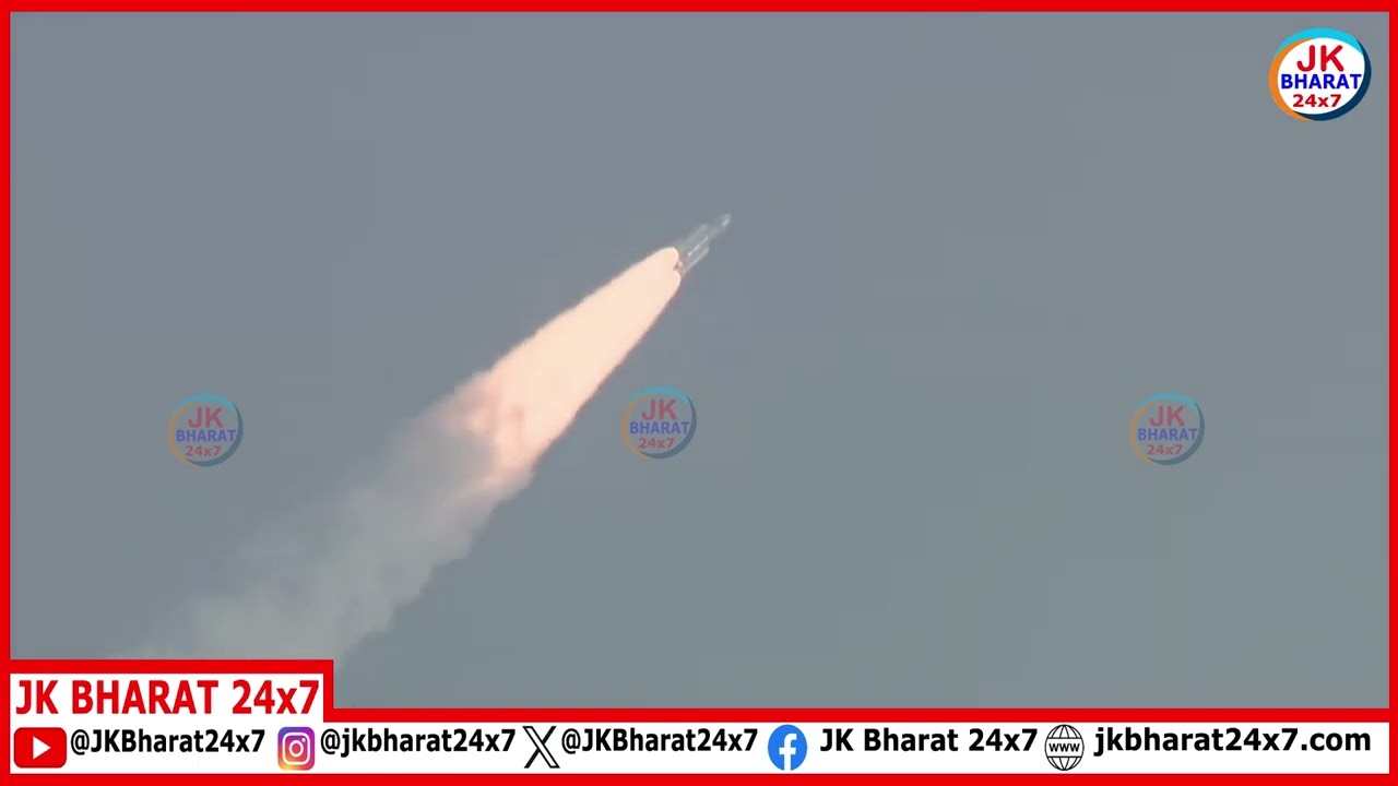 ISRO's heaviest rocket carrying US communication satellite lifts off from Sriharikota.