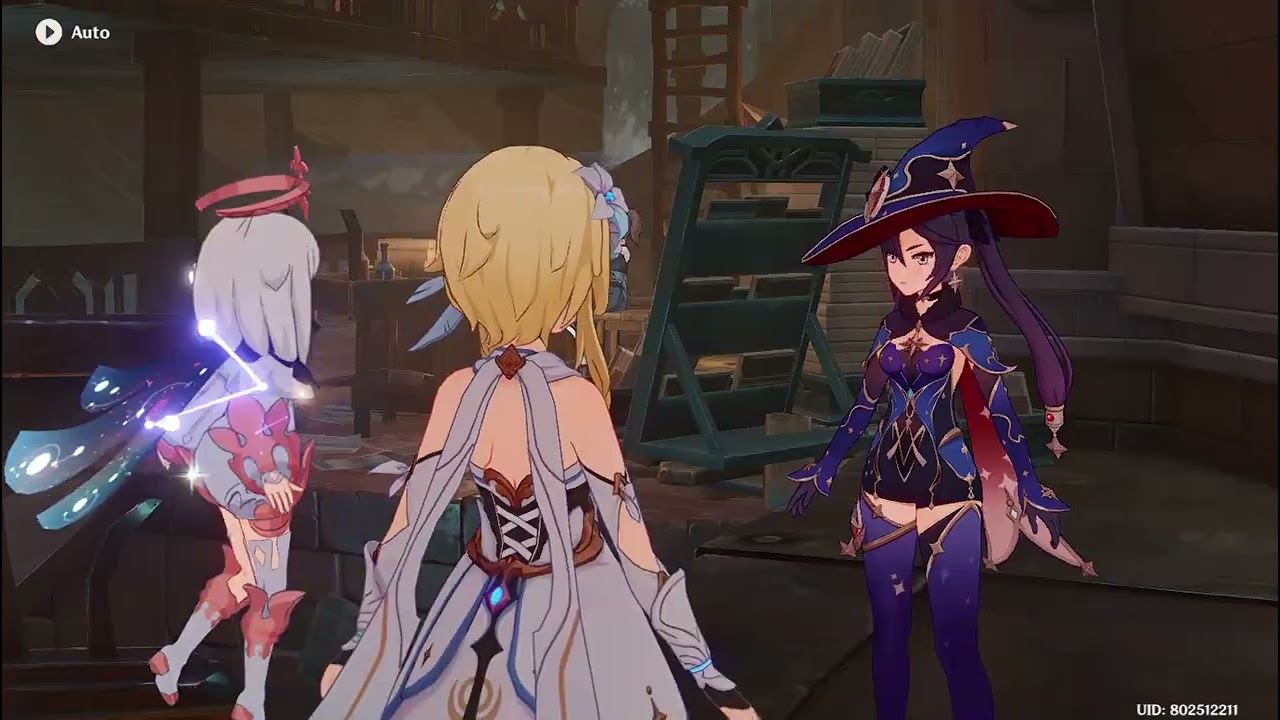 Mona talks about her Master Barbeloth in Fontaine 4.2 Cutscene - Genshin Impact 4.2 Cutscene