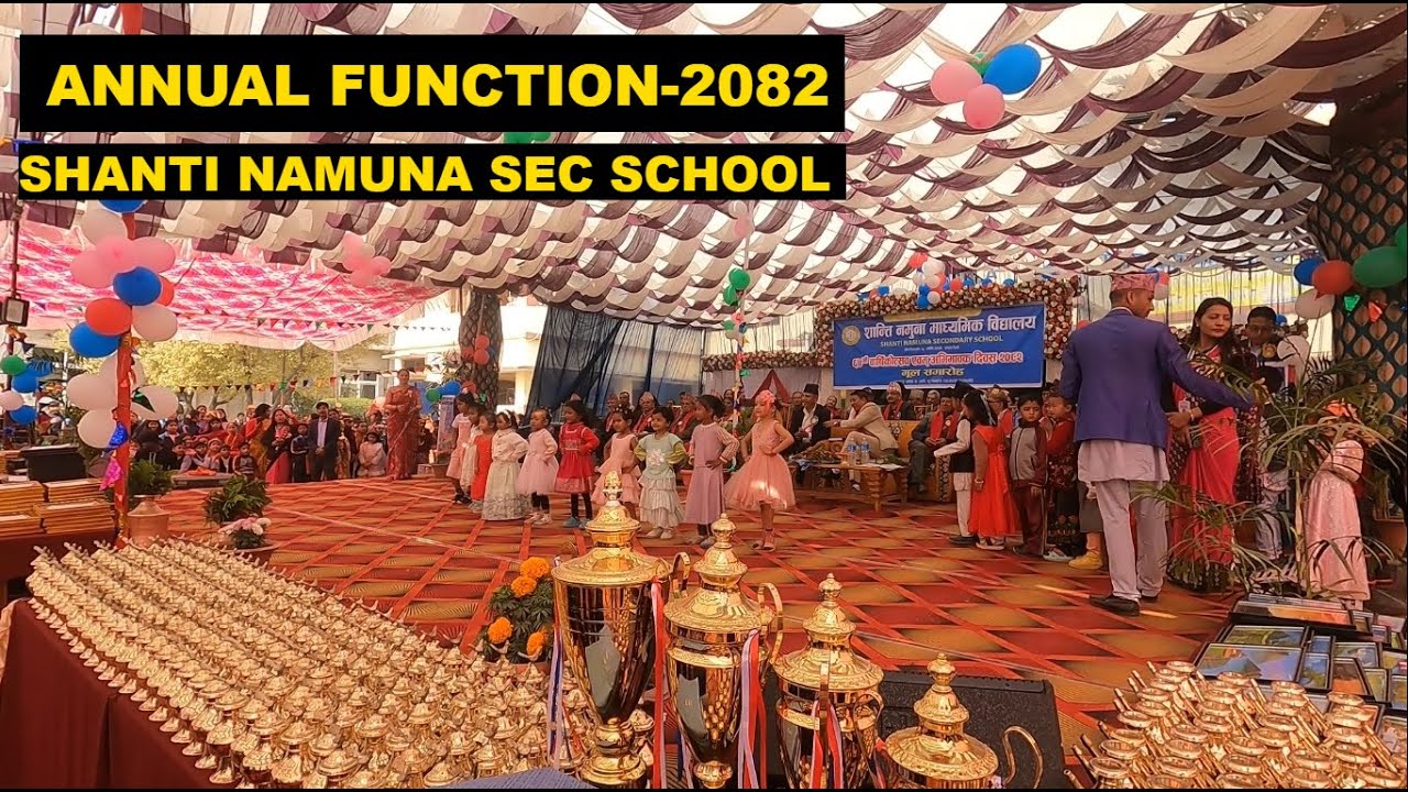 67th Annual Function of Shanti Namuna Secondary School 2082 | Saraswati Pooja | New Admission |