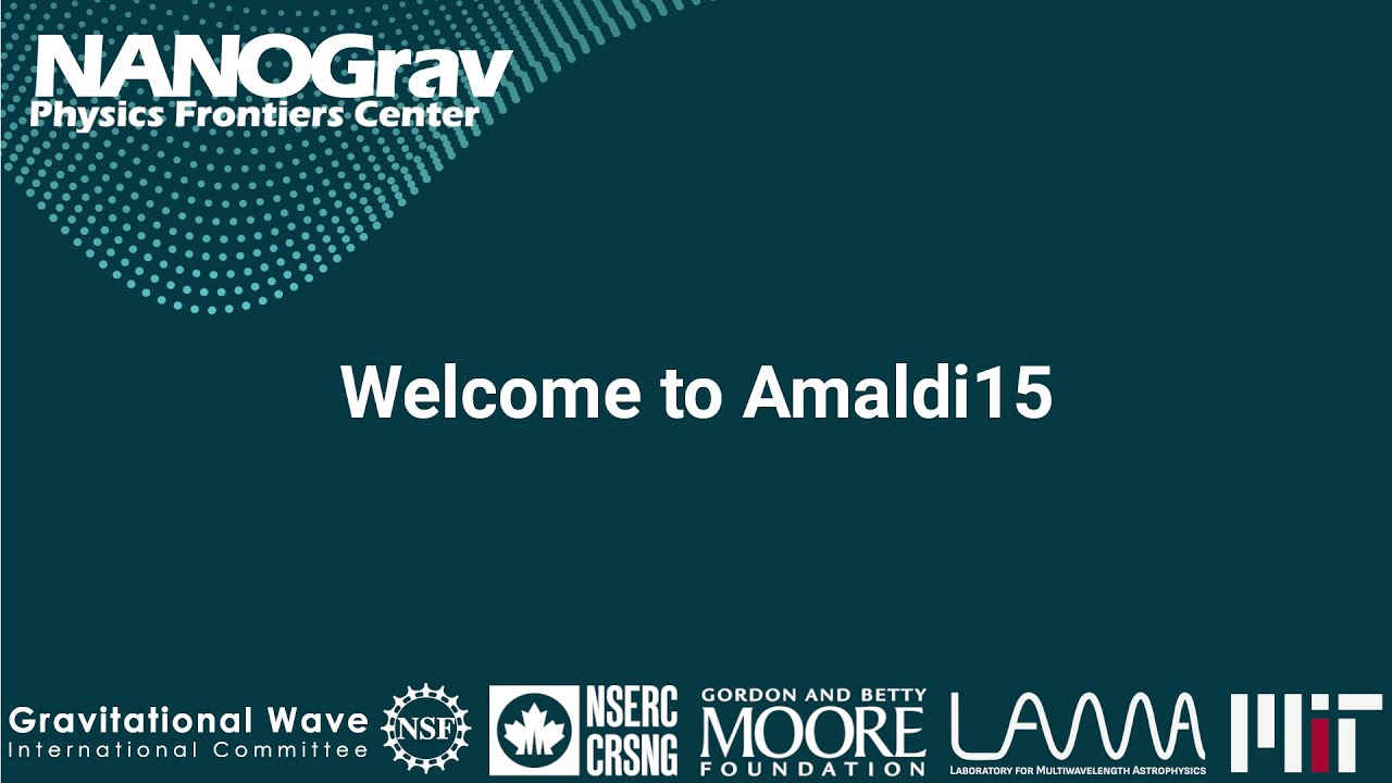 Amaldi15 | Session 07-1: "Observing Gravitational Waves from Space - Instrument Science"