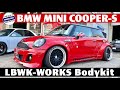 【BMW MINI COOPER-S LBWK WORKS Bodykit】BMW MINI クーパーS リバティーウォークのボディーキット　ワイドボディー公認車両　鬼カッコイイ男硬派な車！良い車です