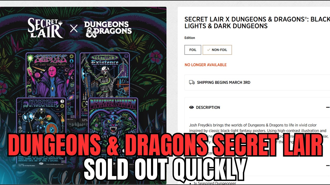 Билеты на игру Dungeons & Dragons «Брось кубик на инициативу» в Секретном логове раскупаются очен...