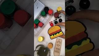 Paint with me on a wooden canvas🖌️🎨#ytshorts #trendingshorts #artandcraft #satisfying